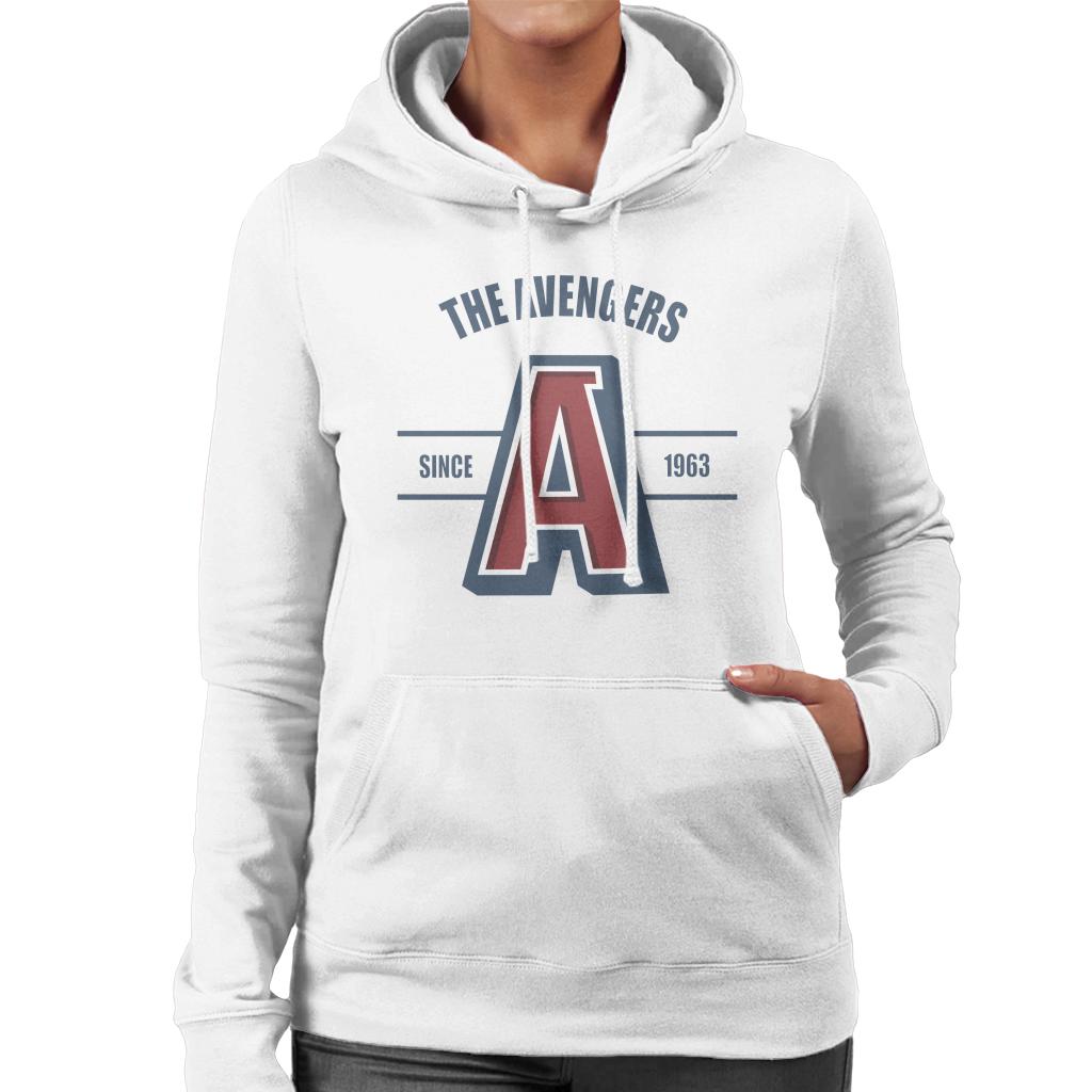 Marvel The Avengers A College Sports Style Since 1963 Women's Hooded Sweatshirt-ALL + EVERY