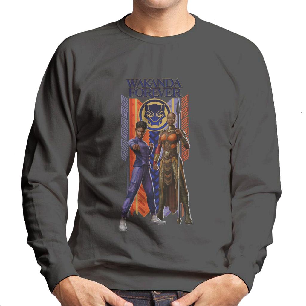 Marvel Black Panther Shuri Okoye Okavango Wakanda Forever Men's Sweatshirt-ALL + EVERY