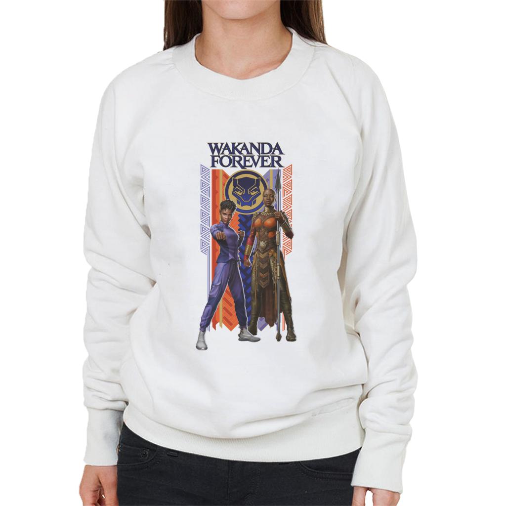 Marvel Black Panther Shuri Okoye Okavango Wakanda Forever Women's Sweatshirt-ALL + EVERY