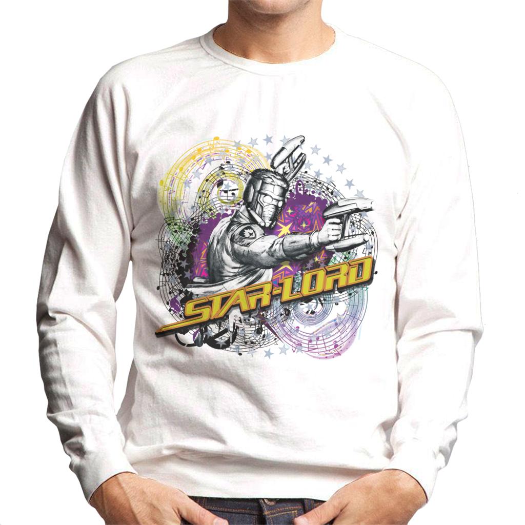 Marvel Guardians Of The Galaxy Star Lord Music Spiral Men's Sweatshirt-ALL + EVERY