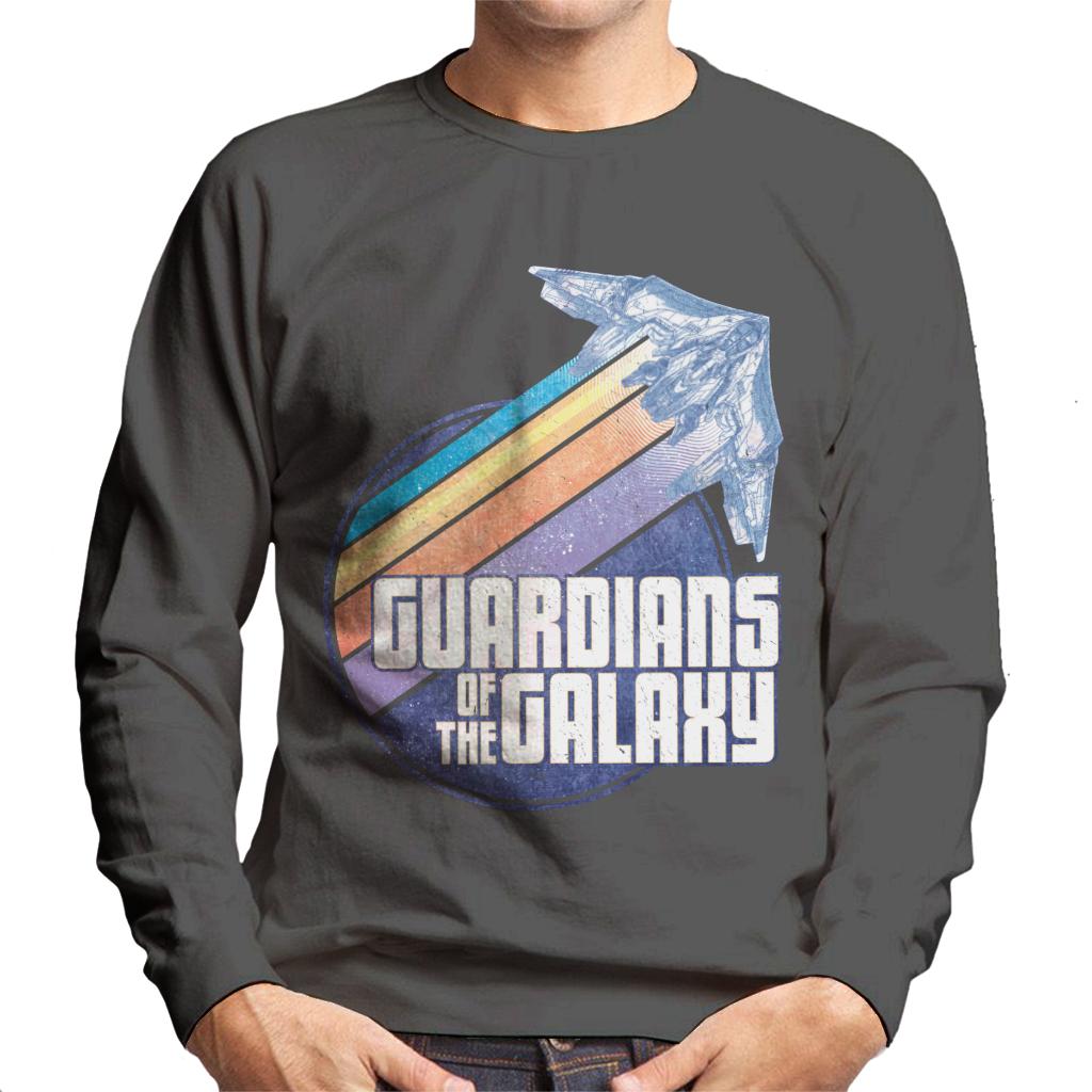 Marvel Guardians Of The Galaxy Ship Colour Streaks Men's Sweatshirt-ALL + EVERY