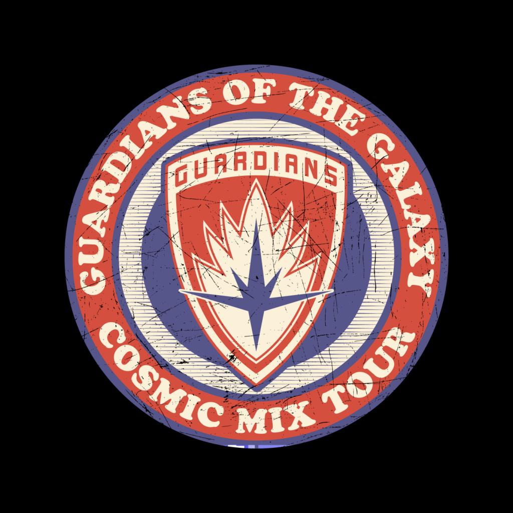 Marvel GOTG Badge Guardians Cosmic Mix Tour Men's T-Shirt-ALL + EVERY