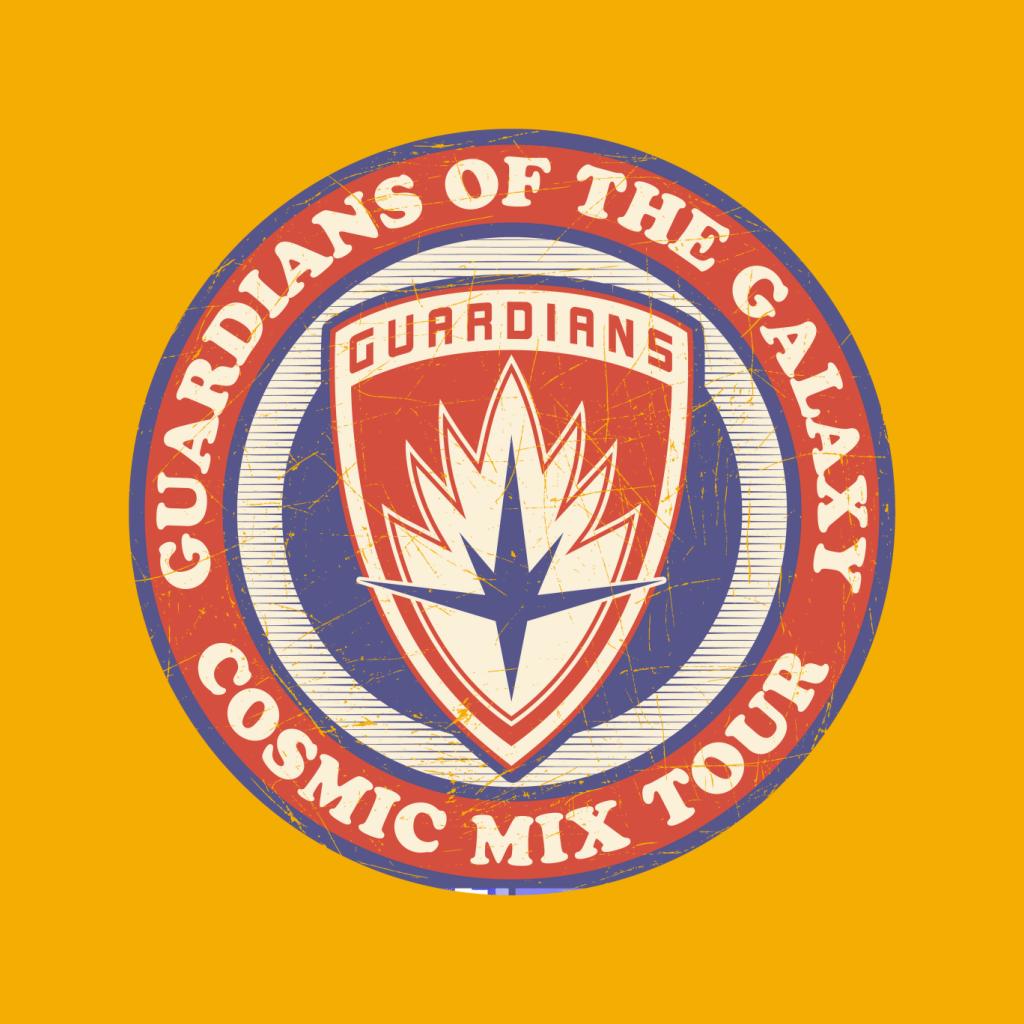 Marvel GOTG Badge Guardians Cosmic Mix Tour Men's T-Shirt-ALL + EVERY