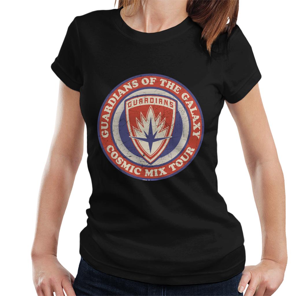 Marvel GOTG Badge Guardians Cosmic Mix Tour Women's T-Shirt-ALL + EVERY