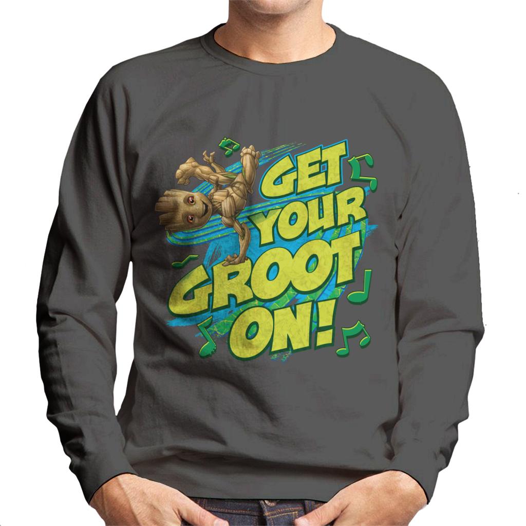 Marvel GOTG Guardians Get Your Groot On Men's Sweatshirt-ALL + EVERY