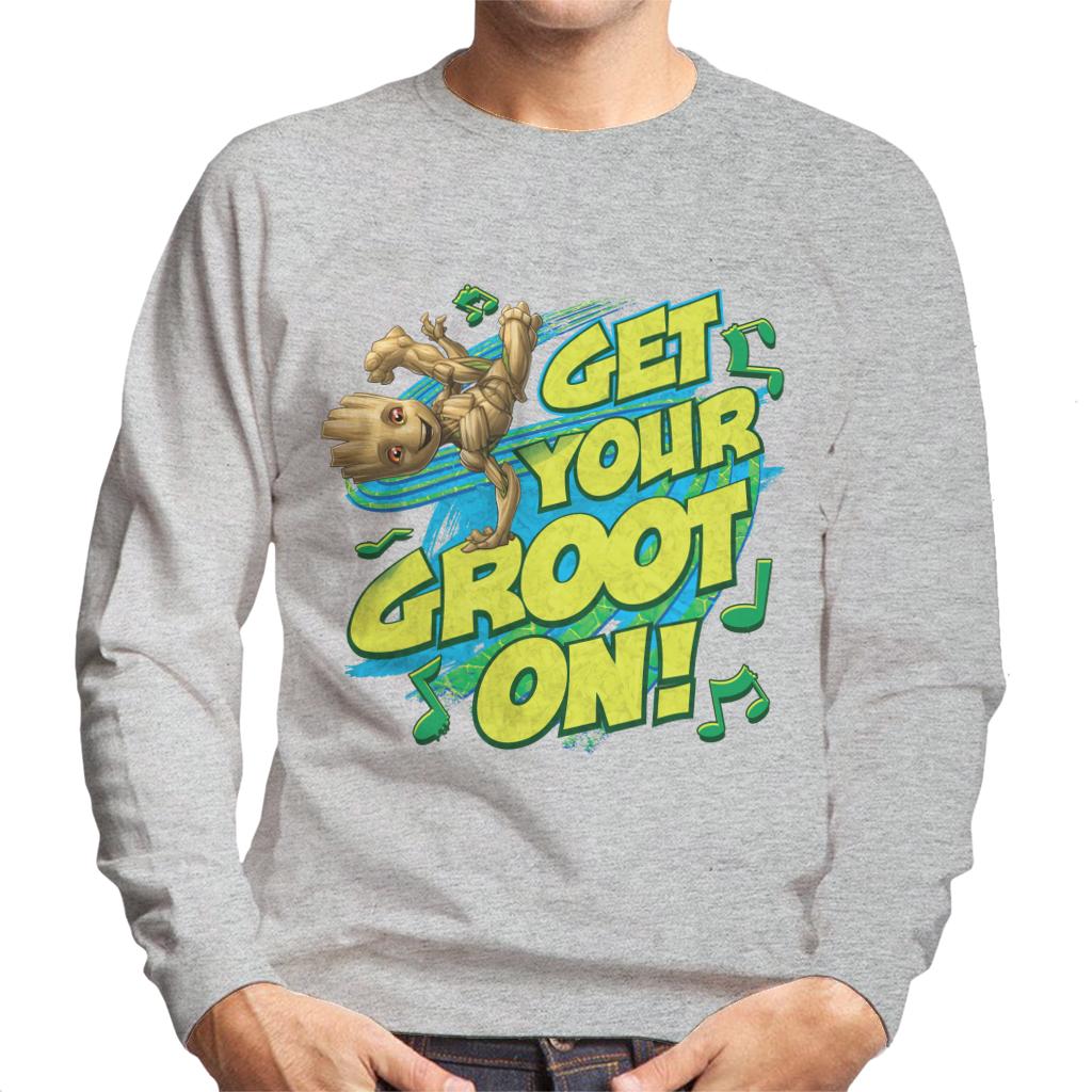 Marvel GOTG Guardians Get Your Groot On Men's Sweatshirt-ALL + EVERY