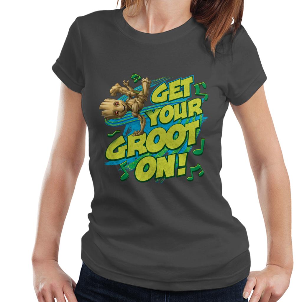 Marvel GOTG Guardians Get Your Groot On Women's T-Shirt-ALL + EVERY