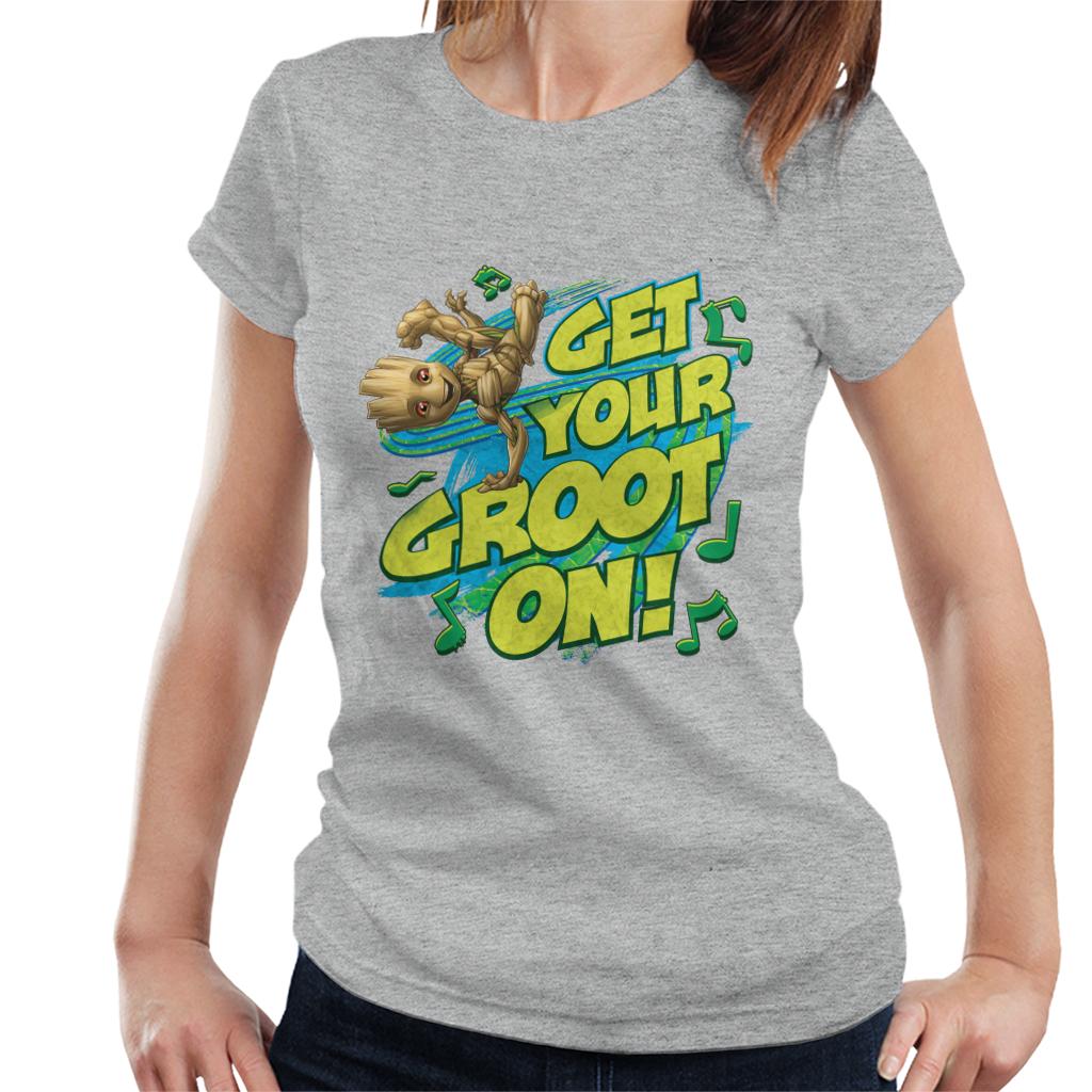 Marvel GOTG Guardians Get Your Groot On Women's T-Shirt-ALL + EVERY