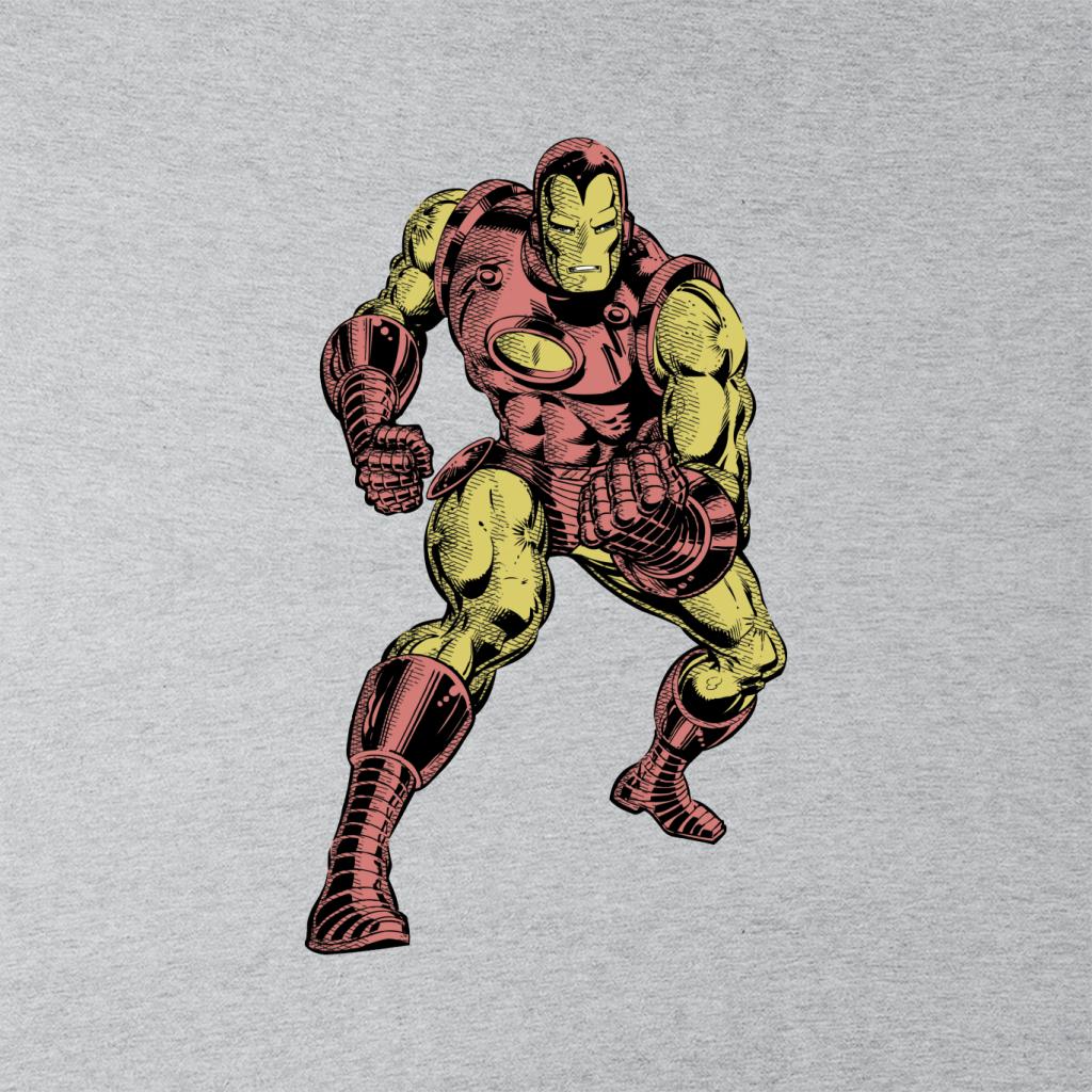 Marvel Iron Man Clenched Fists Pose Men's T-Shirt-ALL + EVERY