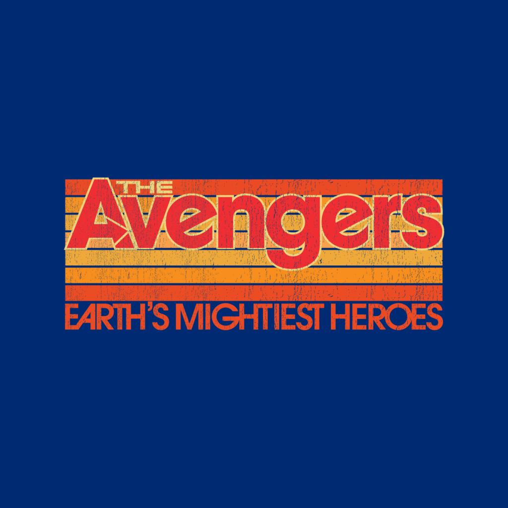 Marvel Retro Distressed The Avengers Mightiest Heroes Women's Hooded Sweatshirt-ALL + EVERY