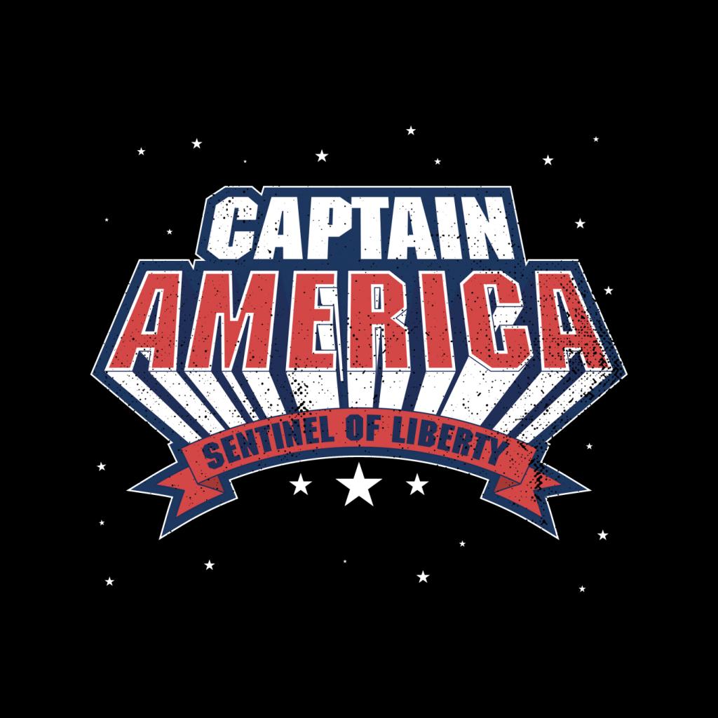 Marvel Sentinel Of Liberty Captain America Distressed Women's Hooded Sweatshirt-ALL + EVERY