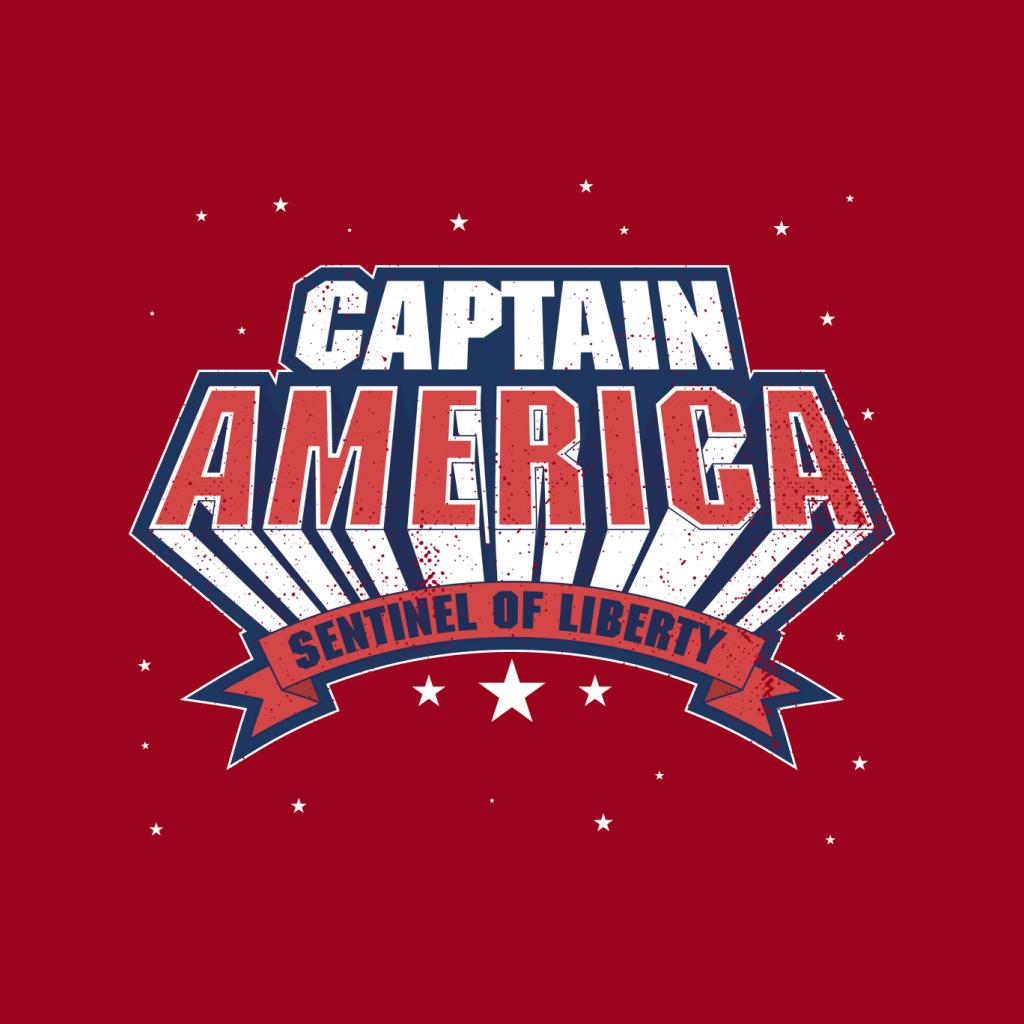 Marvel Sentinel Of Liberty Captain America Distressed Men's T-Shirt-ALL + EVERY