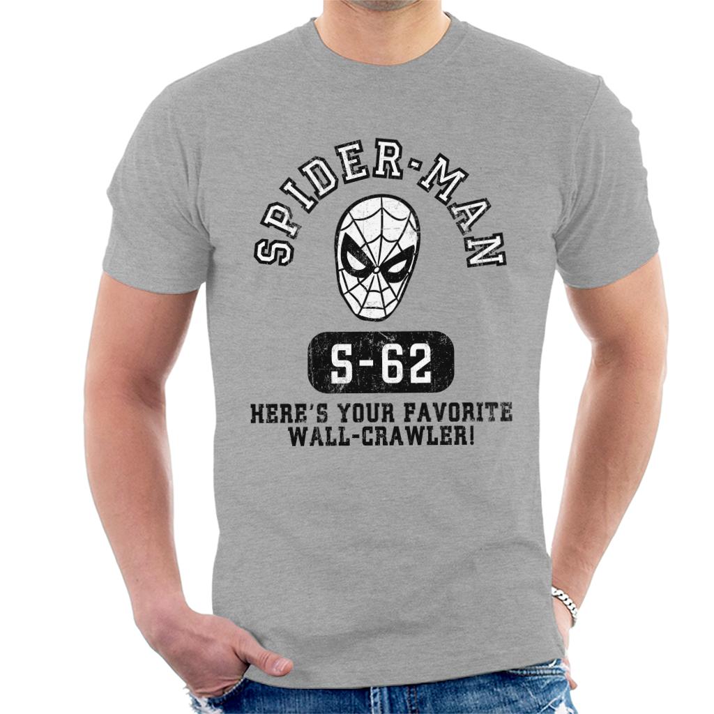 Marvel Favourite Wall Crawler Spider Man Men's T-Shirt-ALL + EVERY