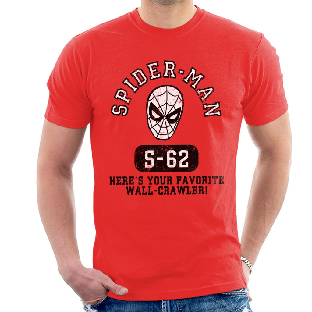 Marvel Favourite Wall Crawler Spider Man Men's T-Shirt-ALL + EVERY