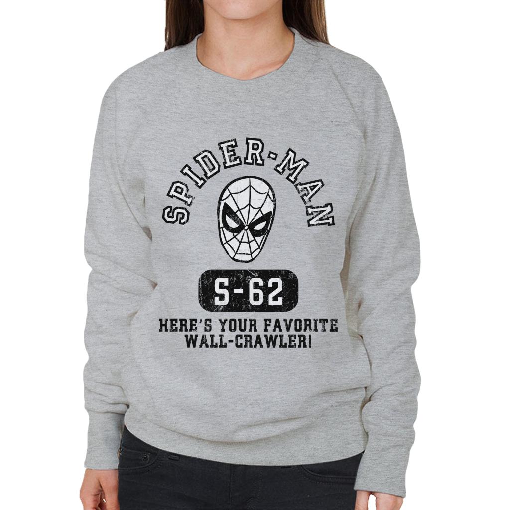 Marvel Favourite Wall Crawler Spider Man Women's Sweatshirt-ALL + EVERY