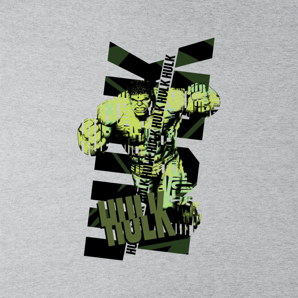Marvel The Incredible Hulk Text Art Men's Hooded Sweatshirt-ALL + EVERY