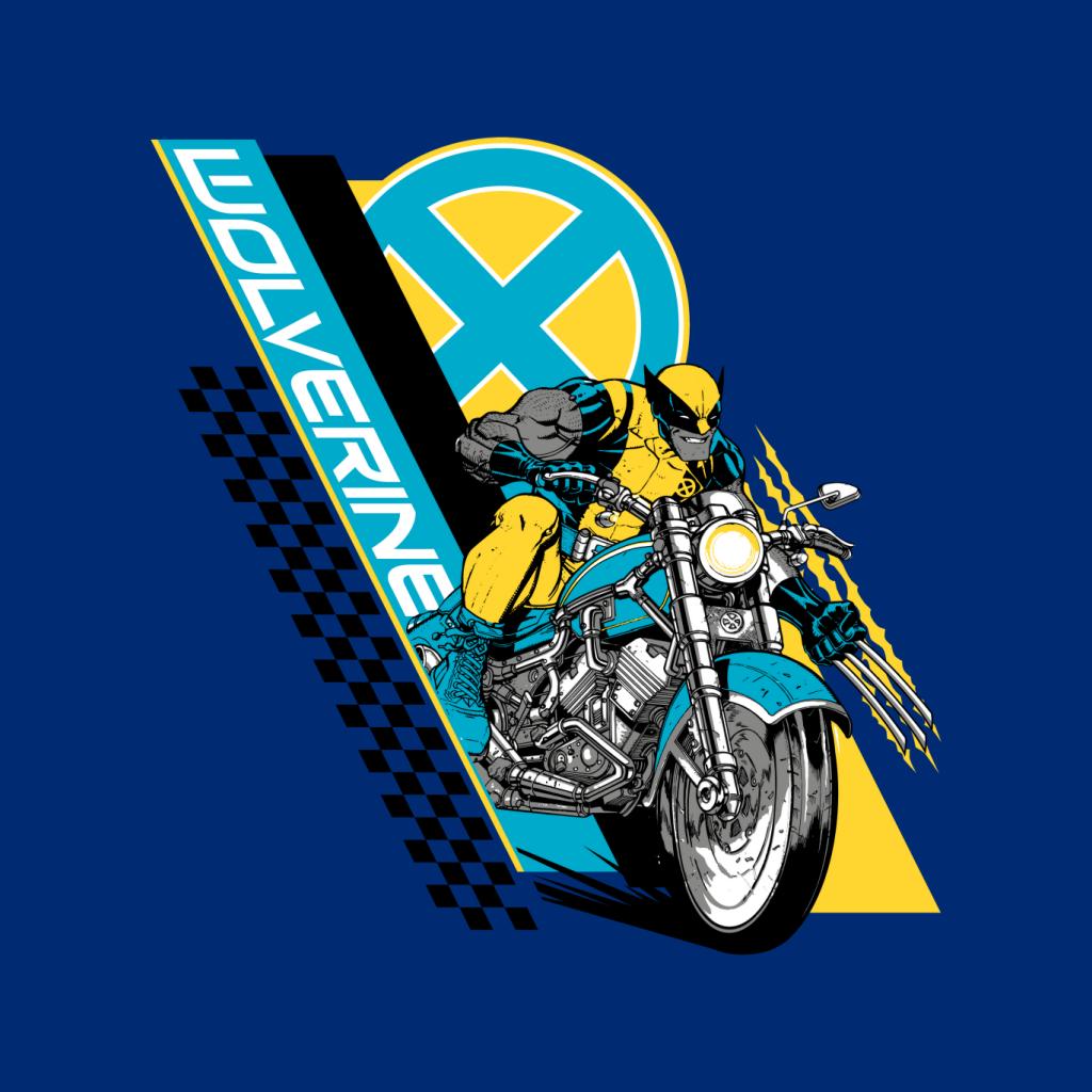 Marvel Wolverine Motorcycle X Men Women's Hooded Sweatshirt-ALL + EVERY