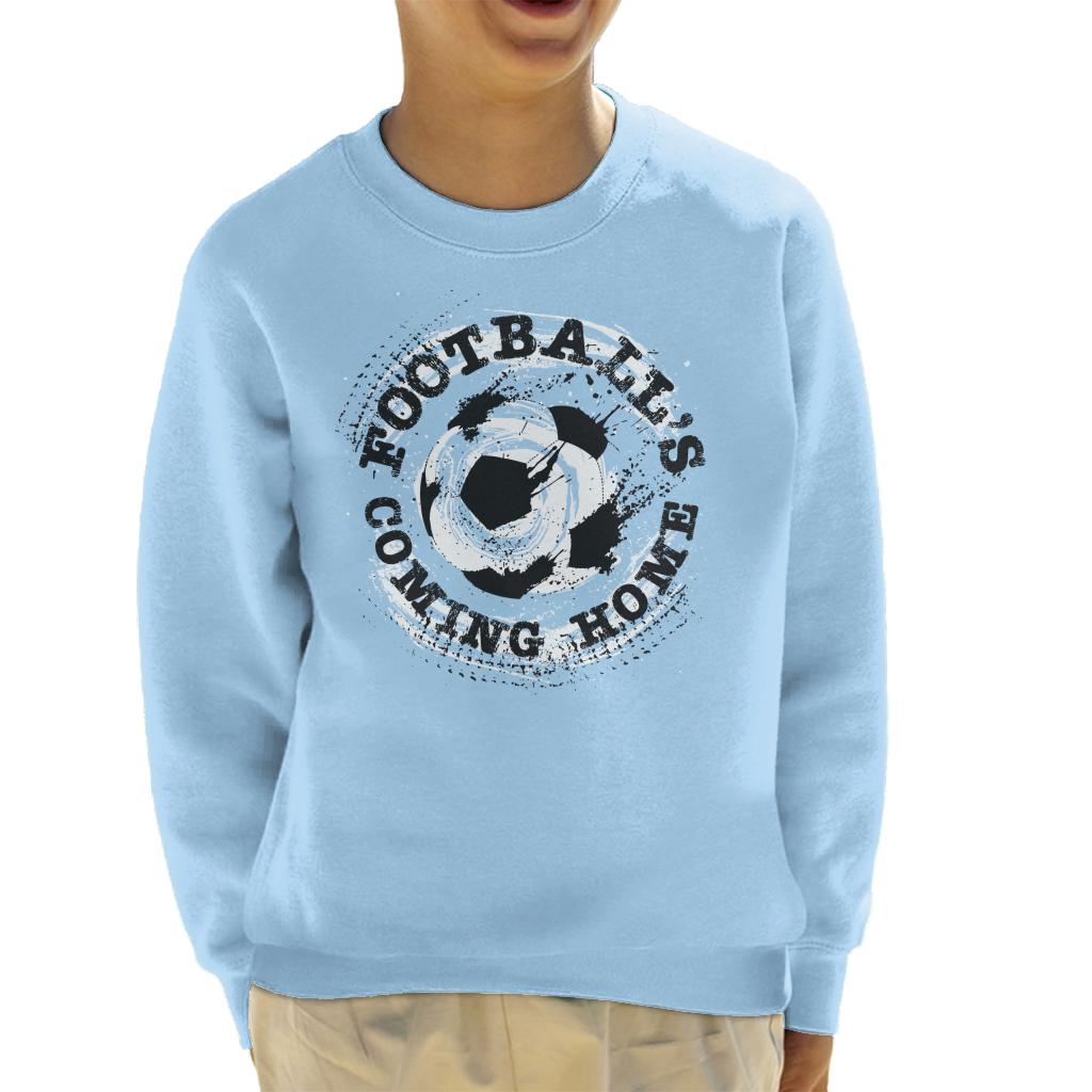 Football's Coming Home Paint Splatter Kid's Sweatshirt-ALL + EVERY