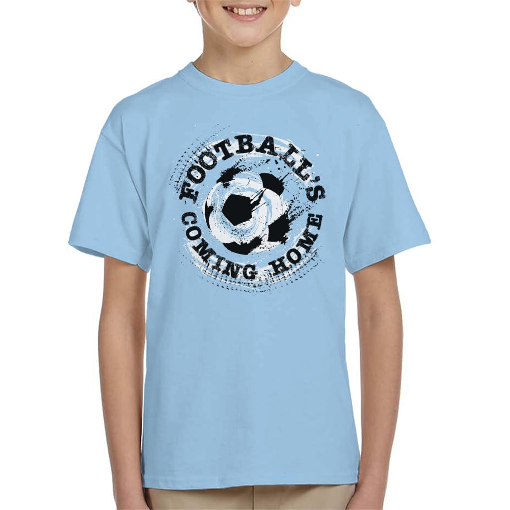 Football's Coming Home Paint Splatter Kid's T-Shirt-ALL + EVERY