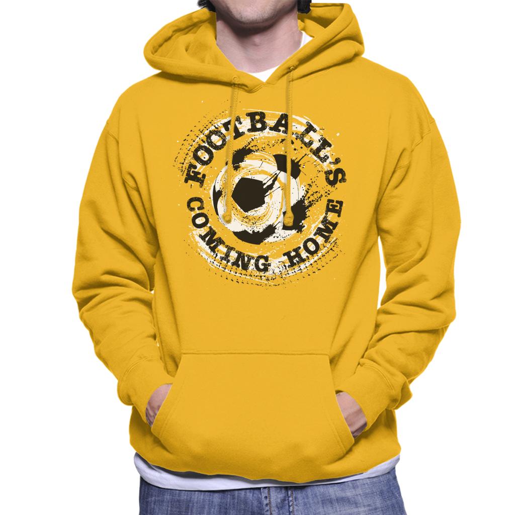 Football's Coming Home Paint Splatter Men's Hooded Sweatshirt-ALL + EVERY