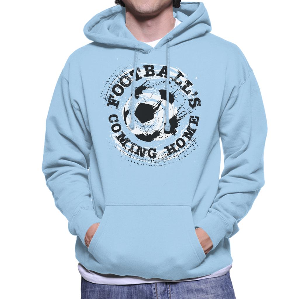 Football's Coming Home Paint Splatter Men's Hooded Sweatshirt-ALL + EVERY