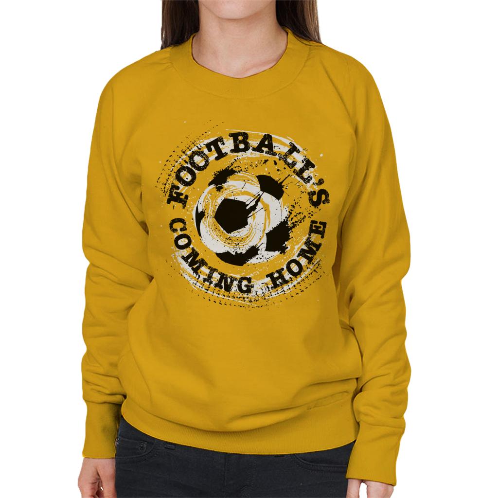 Football's Coming Home Paint Splatter Women's Sweatshirt-ALL + EVERY