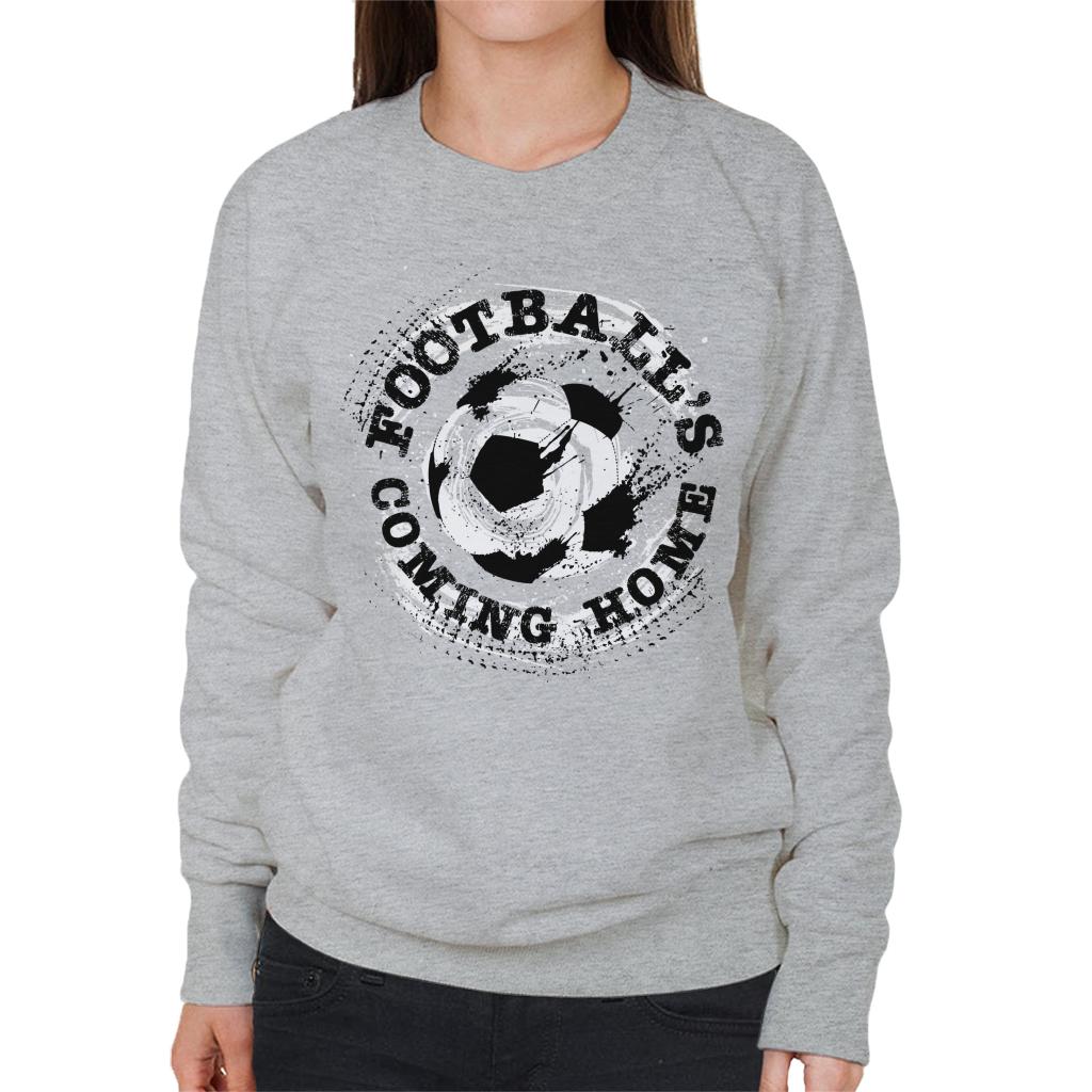 Football's Coming Home Paint Splatter Women's Sweatshirt-ALL + EVERY