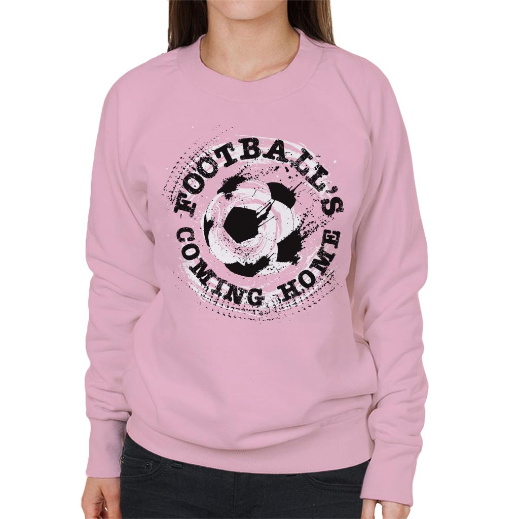 Football's Coming Home Paint Splatter Women's Sweatshirt-ALL + EVERY