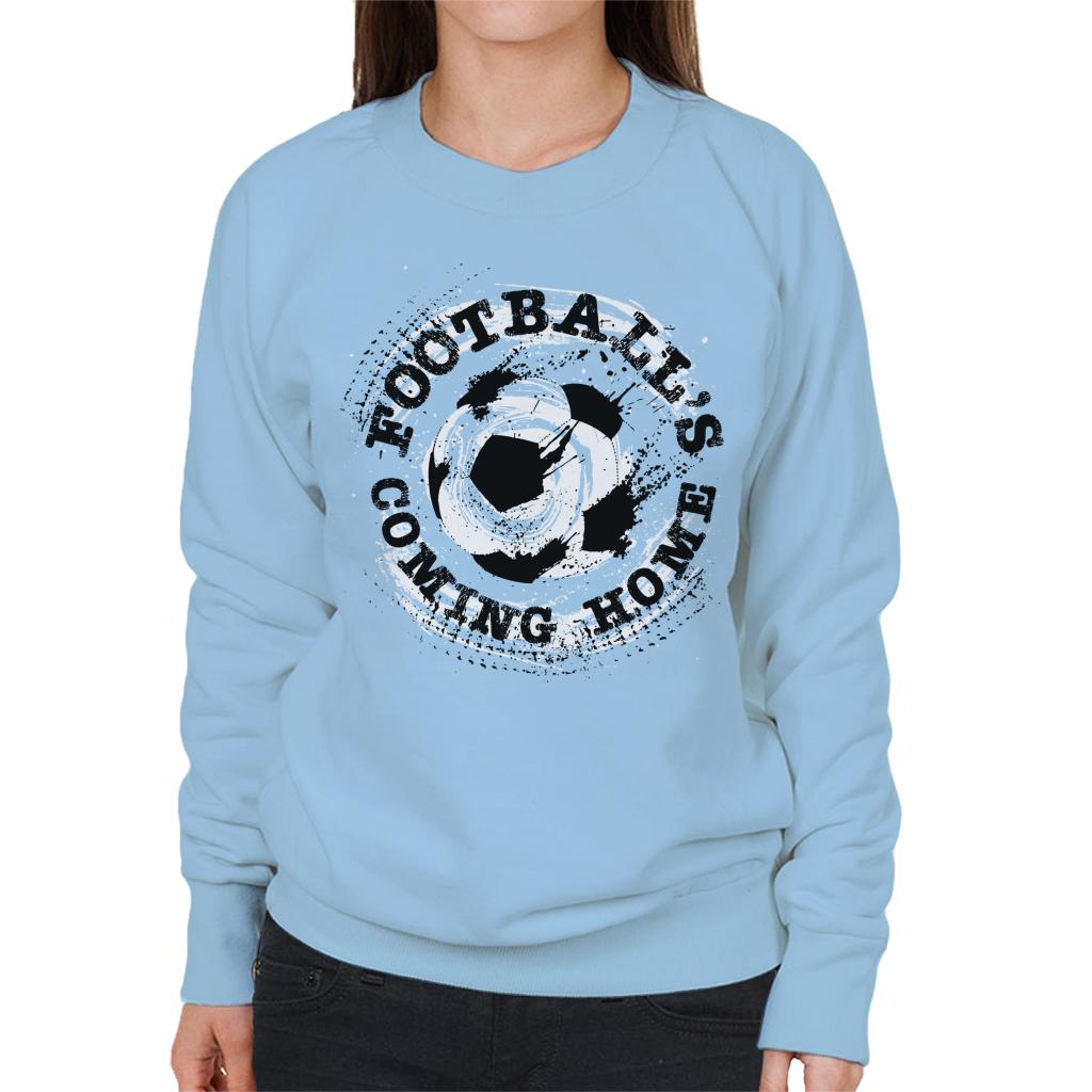 Football's Coming Home Paint Splatter Women's Sweatshirt-ALL + EVERY