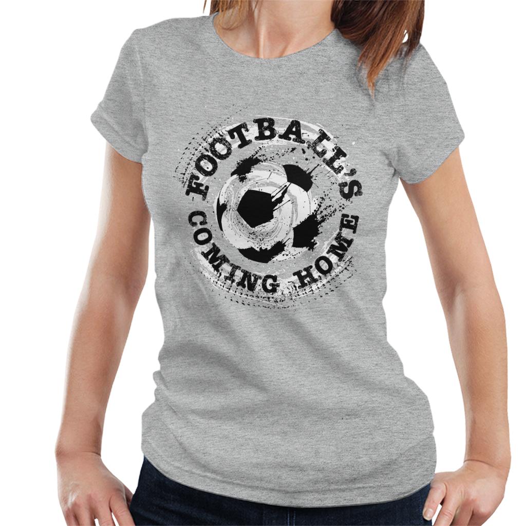 Football's Coming Home Paint Splatter Women's T-Shirt-ALL + EVERY