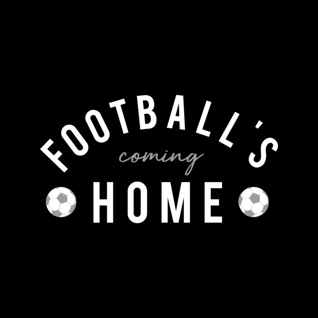 Football's Coming Home White And Grey Text Kid's Hooded Sweatshirt-ALL + EVERY