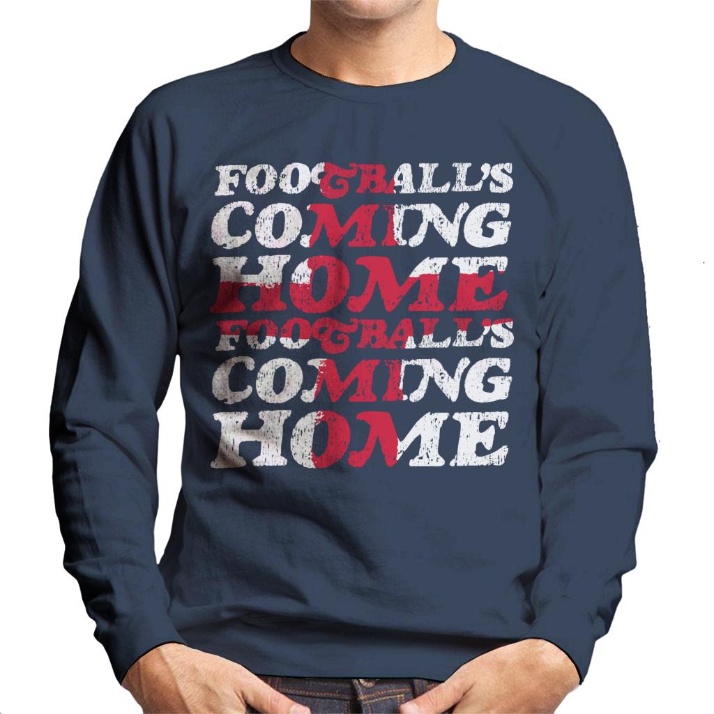 Football's Coming Home Cascade Flag Men's Sweatshirt-ALL + EVERY