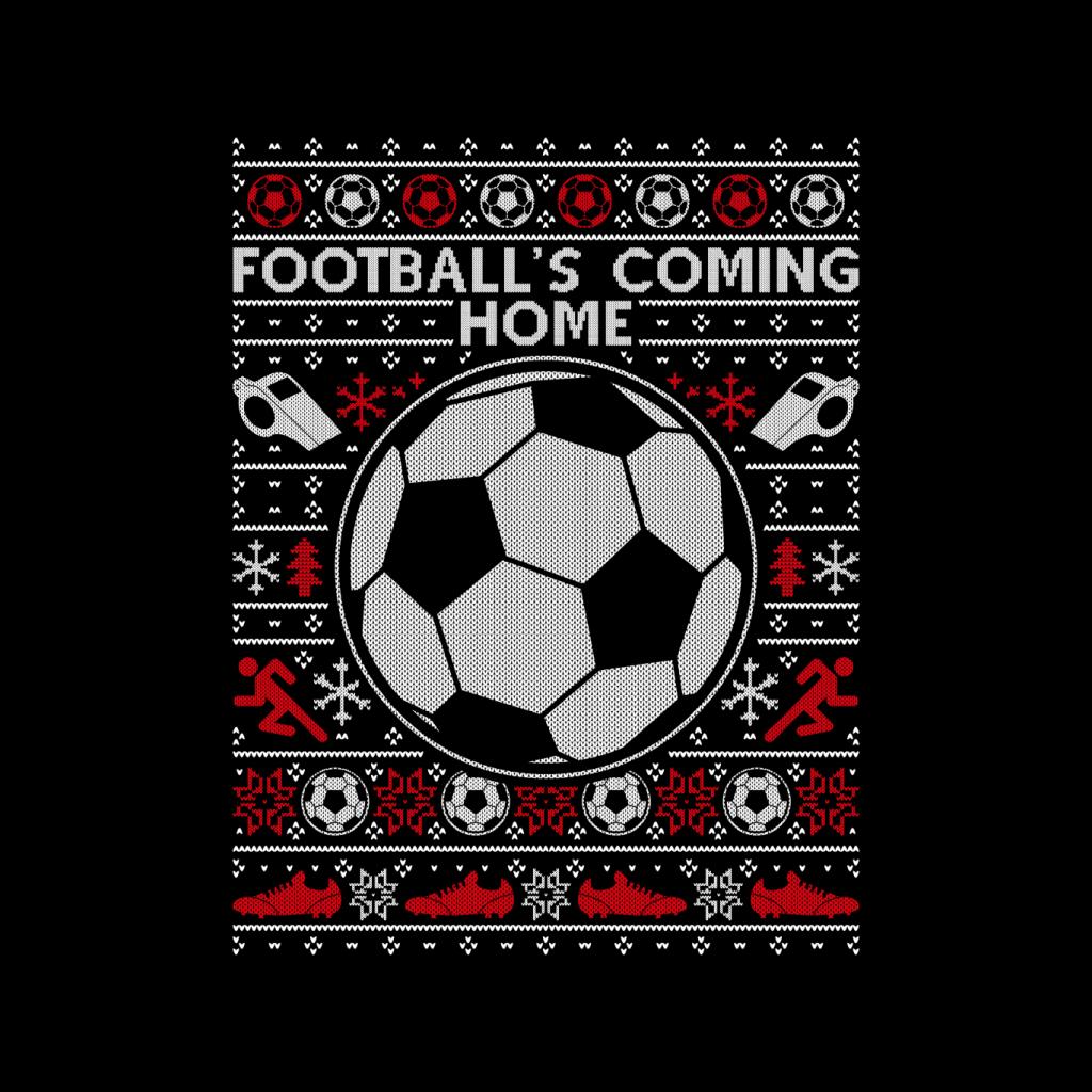 Football's Coming Home Christmas Knit Men's T-Shirt-ALL + EVERY