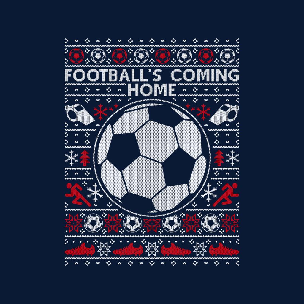 Football's Coming Home Christmas Knit Men's T-Shirt-ALL + EVERY