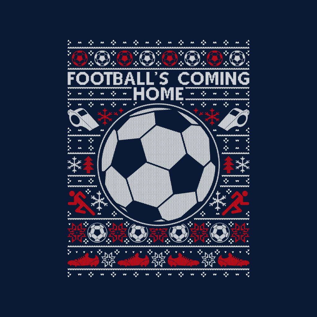 Football's Coming Home Christmas Knit Kid's Sweatshirt-ALL + EVERY