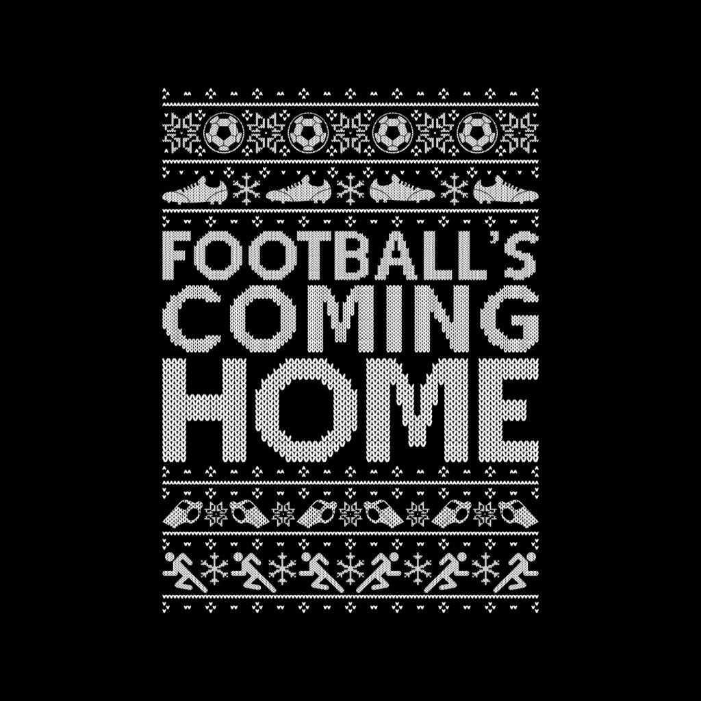 Football's Coming Home Christmas Text Knit Men's T-Shirt-ALL + EVERY