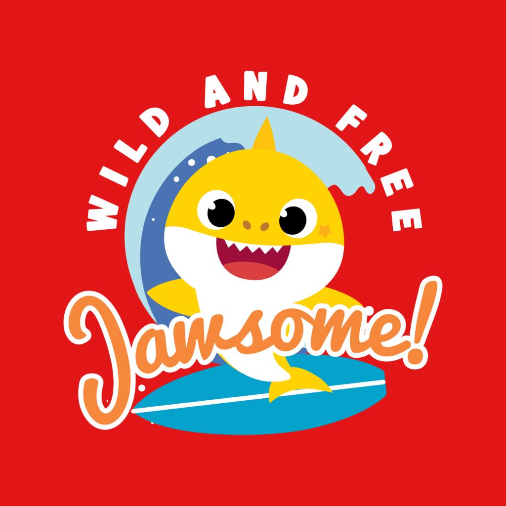 Baby Shark Jawsome Wild And Free Kid's T-Shirt-ALL + EVERY