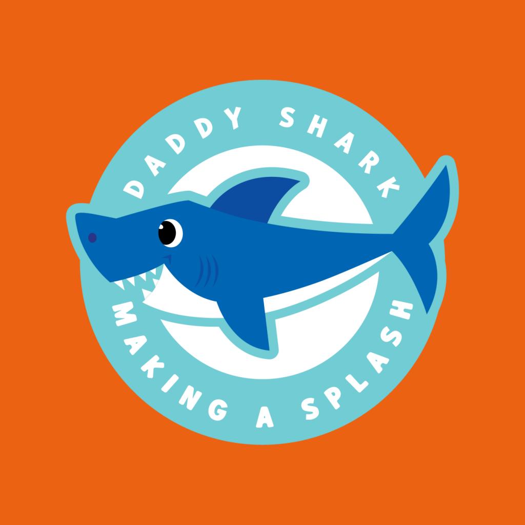 Baby Shark Daddy Shark Making A Splash Kid's T-Shirt-ALL + EVERY