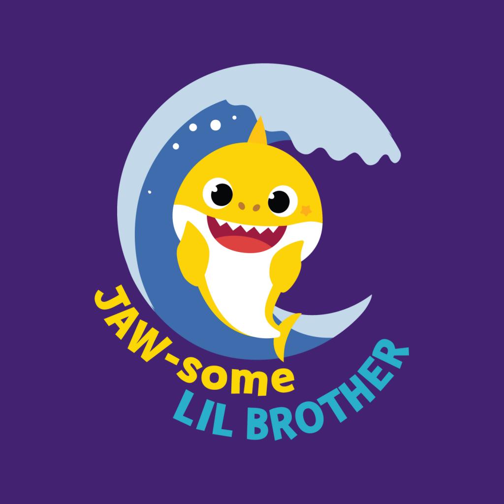 Baby Shark Jawsome Lil Brother Kid's T-Shirt-ALL + EVERY