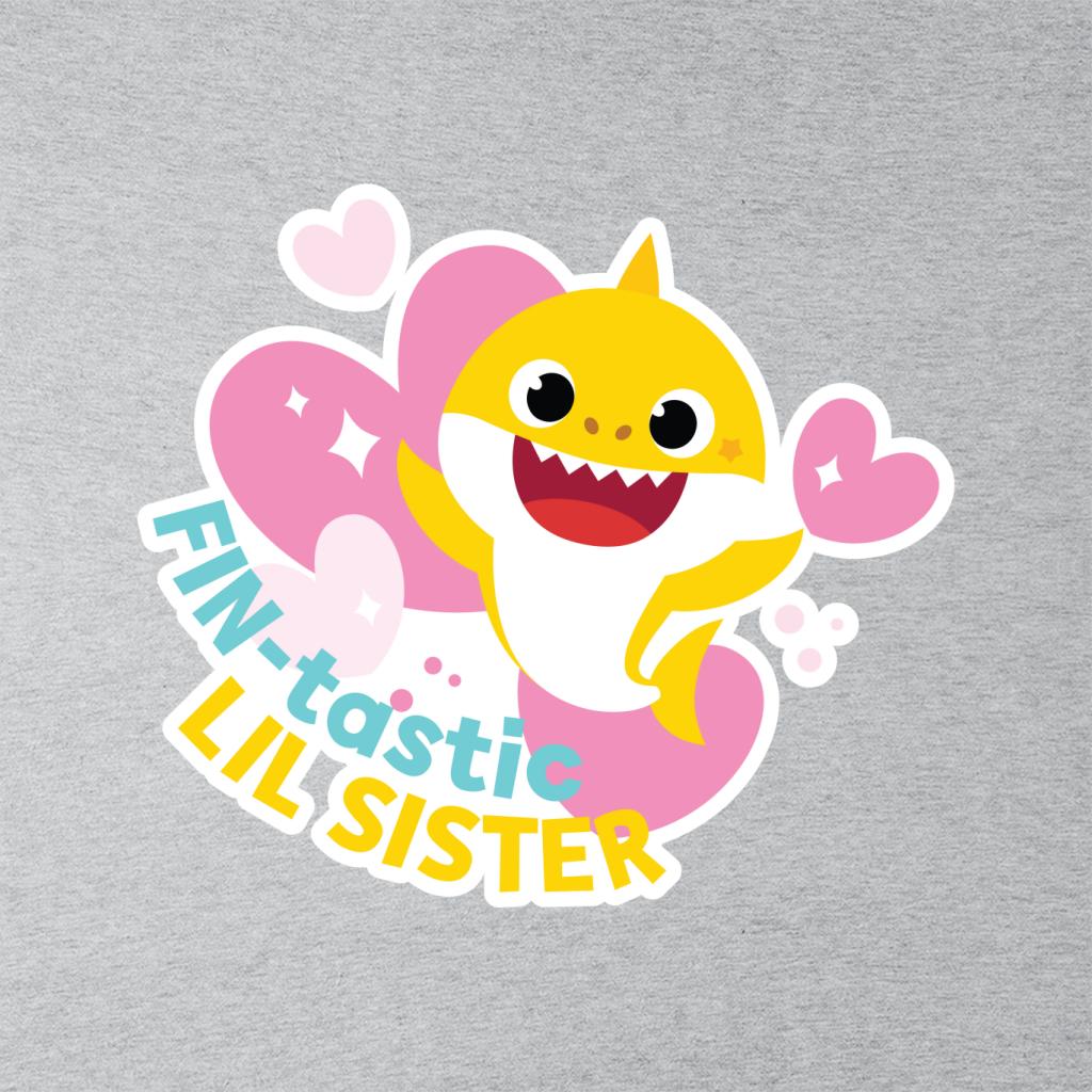 Baby Shark Fintastic Lil Sister Kid's T-Shirt-ALL + EVERY