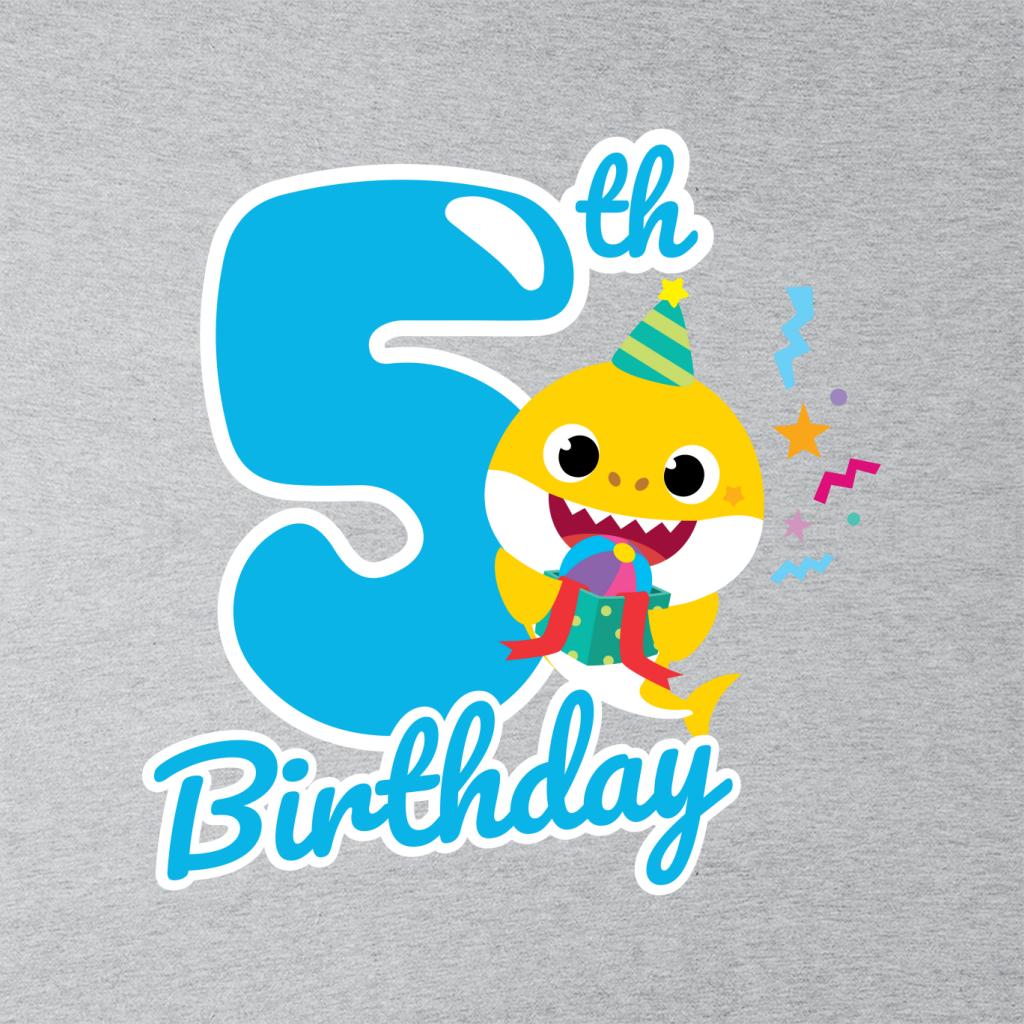 Baby Shark 5th Birthday Kid's T-Shirt-ALL + EVERY