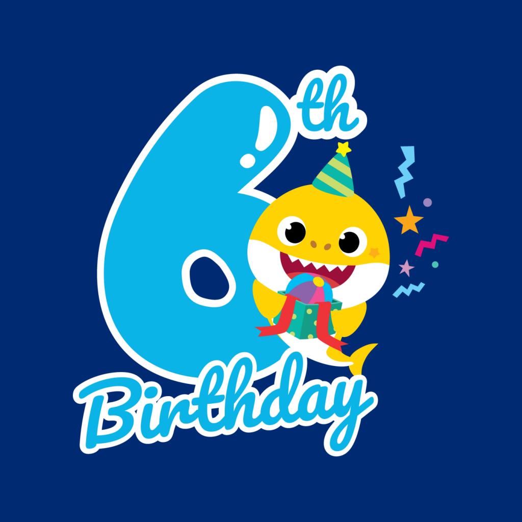 Baby Shark 6th Birthday Kid's T-Shirt-ALL + EVERY