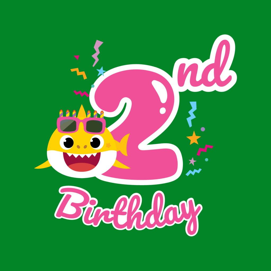 Baby Shark Pink 2nd Birthday Kid's T-Shirt-ALL + EVERY