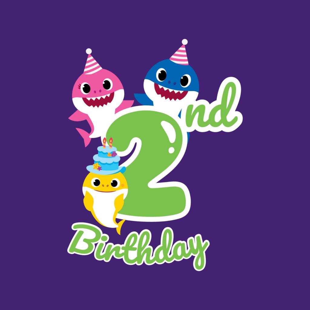 Baby Shark 2nd Birthday Mommy And Daddy Kid's T-Shirt-ALL + EVERY