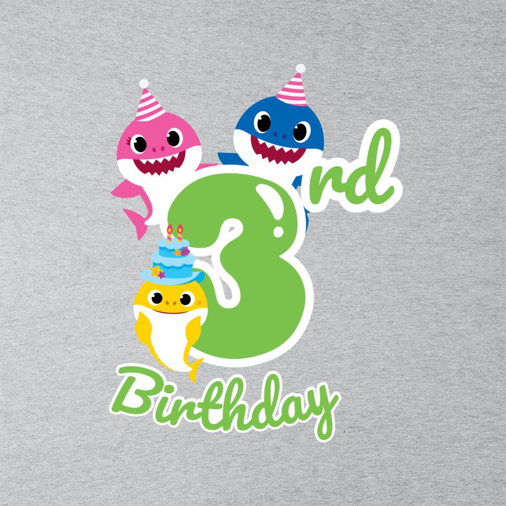 Baby Shark 3rd Birthday Mommy And Daddy Kid's T-Shirt-ALL + EVERY