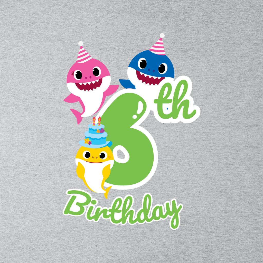 Baby Shark 6th Birthday Mommy And Daddy Kid's T-Shirt-ALL + EVERY