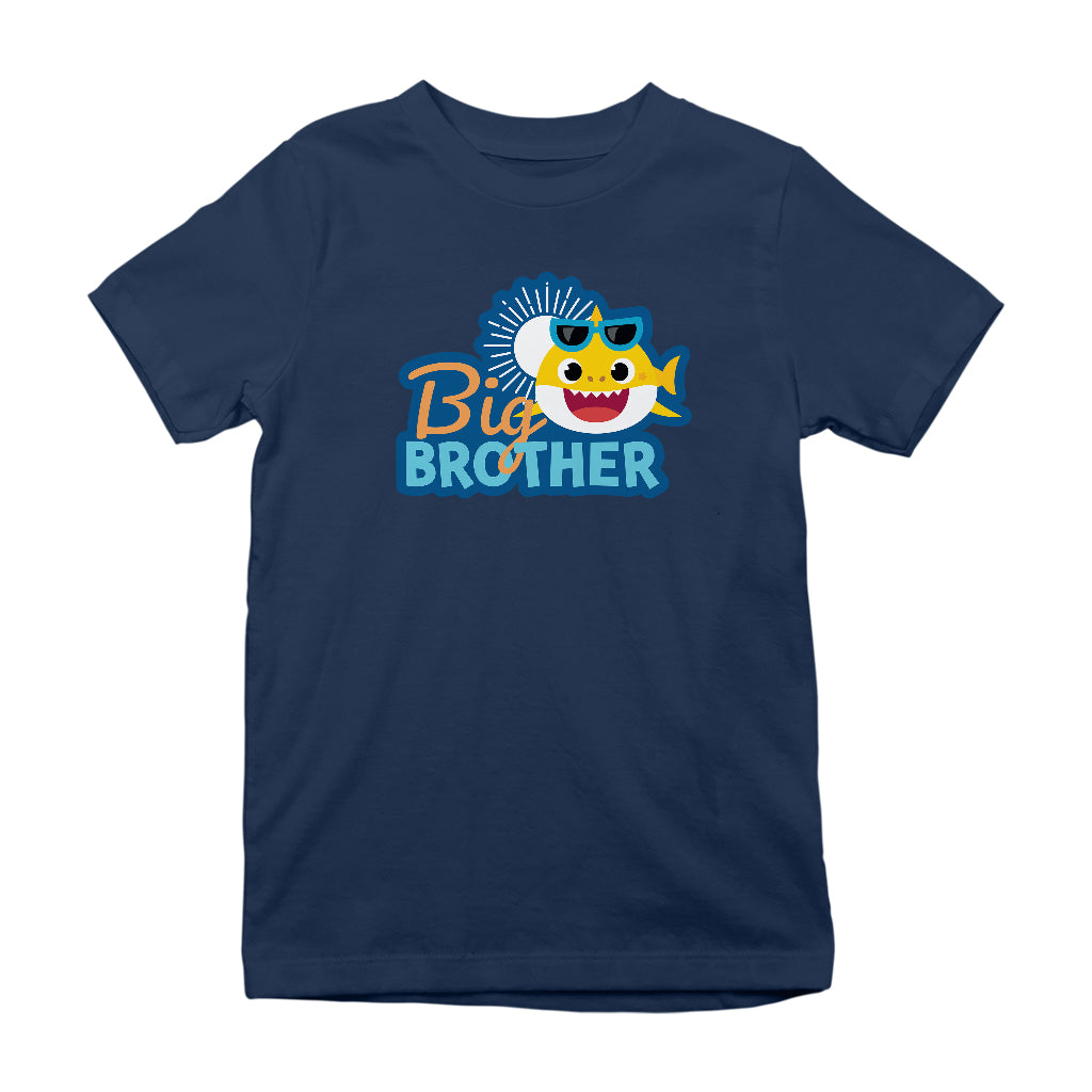 Baby Shark Big Brother Kid's T-Shirt-ALL + EVERY