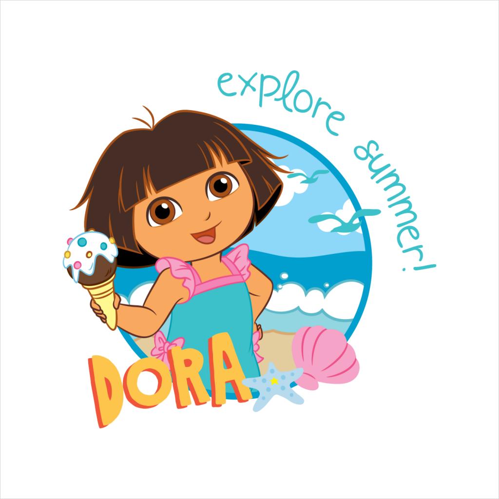 Dora The Explorer Explore Summer Kid's T-Shirt-ALL + EVERY