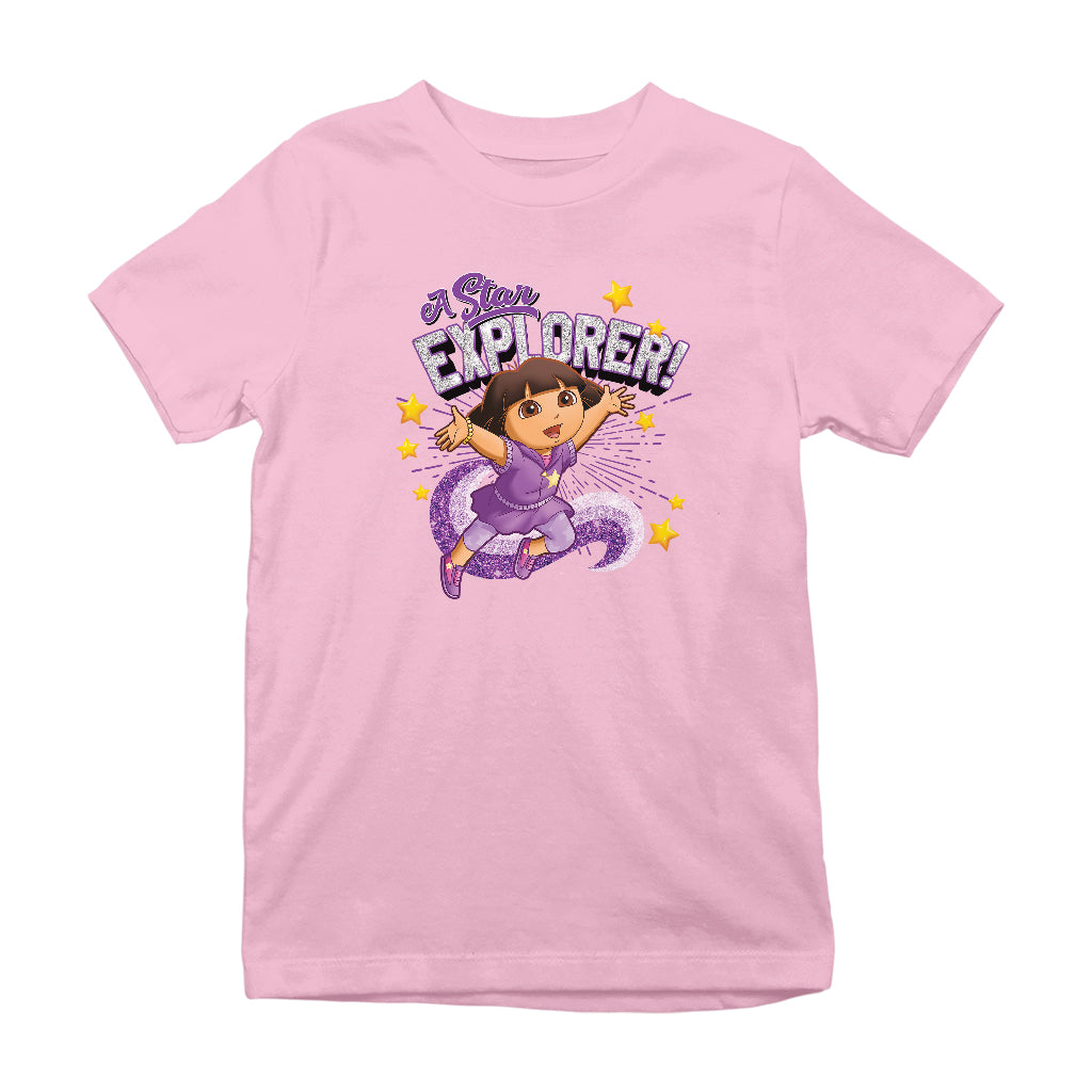 Dora The Explorer A Star Explorer Kid's T-Shirt-ALL + EVERY