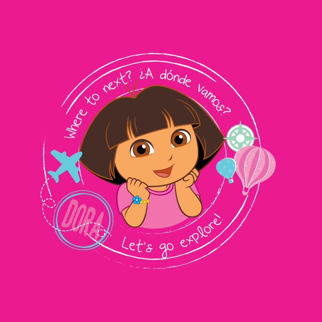 Dora The Explorer Where To Next Kid's T-Shirt-ALL + EVERY